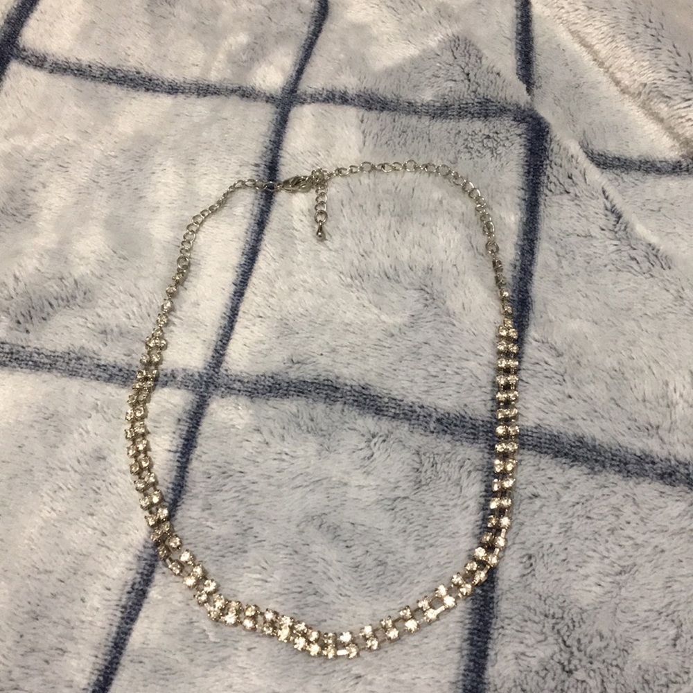 Faux Diamond Necklace